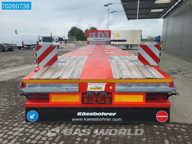 جديدة عربة منخفضة مسطحة نصف مقطورة Kässbohrer LB3E NEU Mega Ausziehbar Lift+Lenkachse: صورة 9