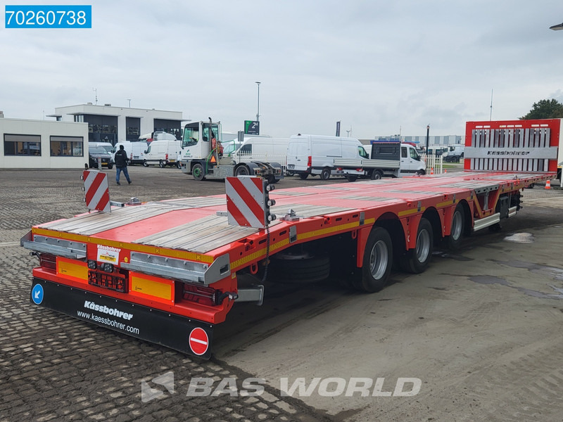 جديدة عربة منخفضة مسطحة نصف مقطورة Kässbohrer LB3E NEU Mega Ausziehbar Lift+Lenkachse: صورة 8