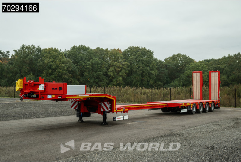 Kässbohrer LB4E 3 axles Extendable Ramps 1x Lift 3x Steering Axle - عربة منخفضة مسطحة نصف مقطورة: صورة 2 Kässbohrer LB4E 3 axles Extendable Ramps 1x Lift 3x Steering Axle - عربة منخفضة مسطحة نصف مقطورة: صورة 2