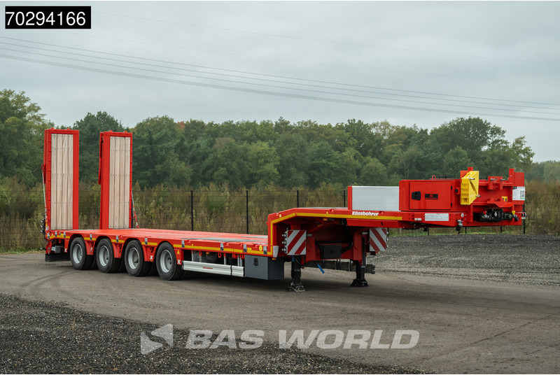 Kässbohrer LB4E 3 axles Extendable Ramps 1x Lift 3x Steering Axle - عربة منخفضة مسطحة نصف مقطورة: صورة 5 Kässbohrer LB4E 3 axles Extendable Ramps 1x Lift 3x Steering Axle - عربة منخفضة مسطحة نصف مقطورة: صورة 5