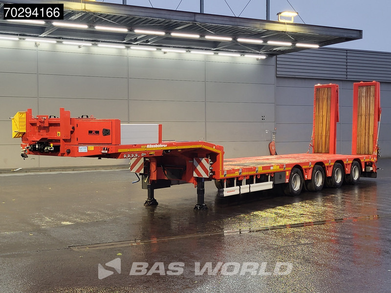 Kässbohrer LB4E 3 axles Extendable Ramps 1x Lift 3x Steering Axle - عربة منخفضة مسطحة نصف مقطورة: صورة 5 Kässbohrer LB4E 3 axles Extendable Ramps 1x Lift 3x Steering Axle - عربة منخفضة مسطحة نصف مقطورة: صورة 5