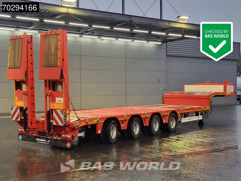 Kässbohrer LB4E 3 axles Extendable Ramps 1x Lift 3x Steering Axle - عربة منخفضة مسطحة نصف مقطورة: صورة 3 Kässbohrer LB4E 3 axles Extendable Ramps 1x Lift 3x Steering Axle - عربة منخفضة مسطحة نصف مقطورة: صورة 3
