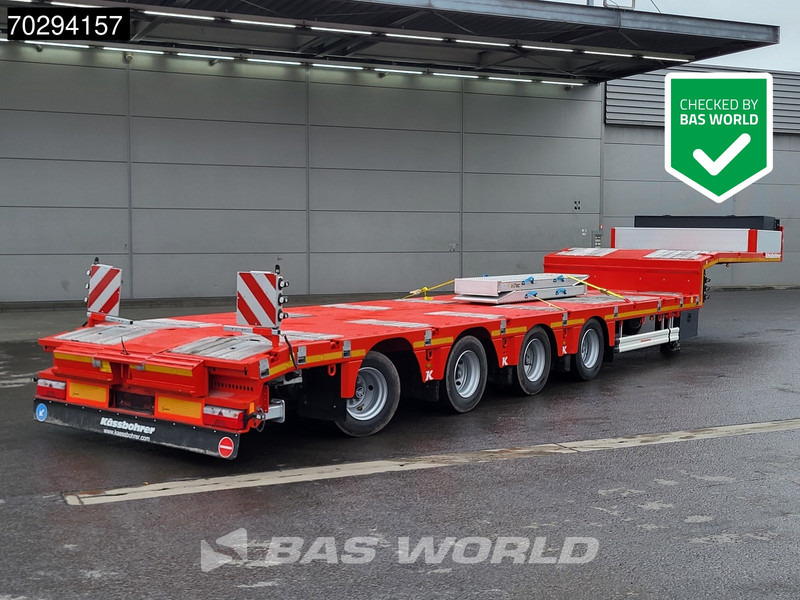 Kässbohrer LB4E 4 axles Extendable - 615cm 1x Lift + 2xSteering Axle - عربة منخفضة مسطحة نصف مقطورة: صورة 3 Kässbohrer LB4E 4 axles Extendable - 615cm 1x Lift + 2xSteering Axle - عربة منخفضة مسطحة نصف مقطورة: صورة 3