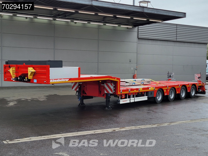 Kässbohrer LB4E 4 axles Extendable - 615cm 1x Lift + 2xSteering Axle - عربة منخفضة مسطحة نصف مقطورة: صورة 5 Kässbohrer LB4E 4 axles Extendable - 615cm 1x Lift + 2xSteering Axle - عربة منخفضة مسطحة نصف مقطورة: صورة 5