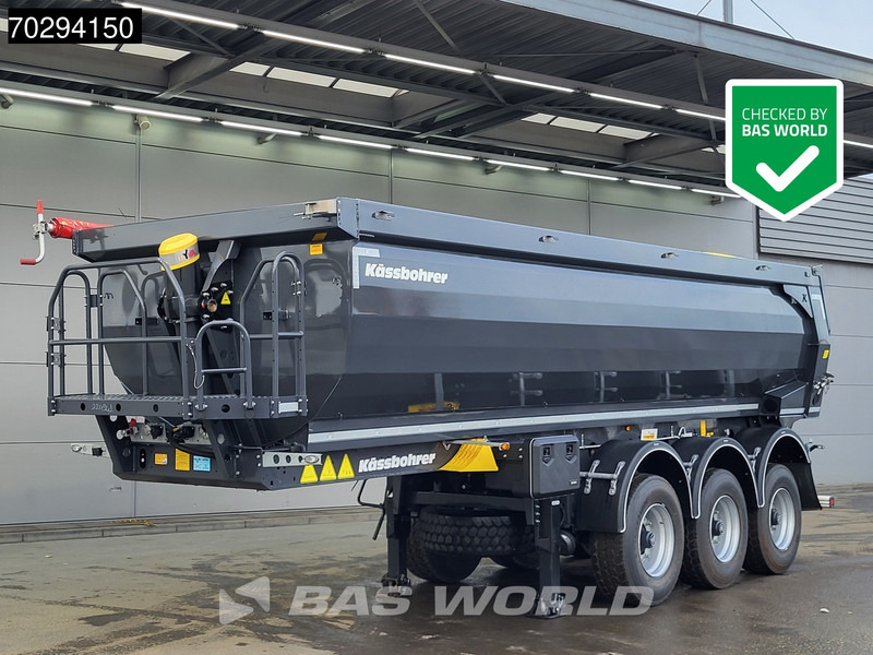 Kässbohrer XS 3 axles NEW 2xLiftaxle 24m3 Steel Tipper - قلابة نصف مقطورة نصف مقطورة قلابة: صورة 1 Kässbohrer XS 3 axles NEW 2xLiftaxle 24m3 Steel Tipper - قلابة نصف مقطورة نصف مقطورة قلابة: صورة 1