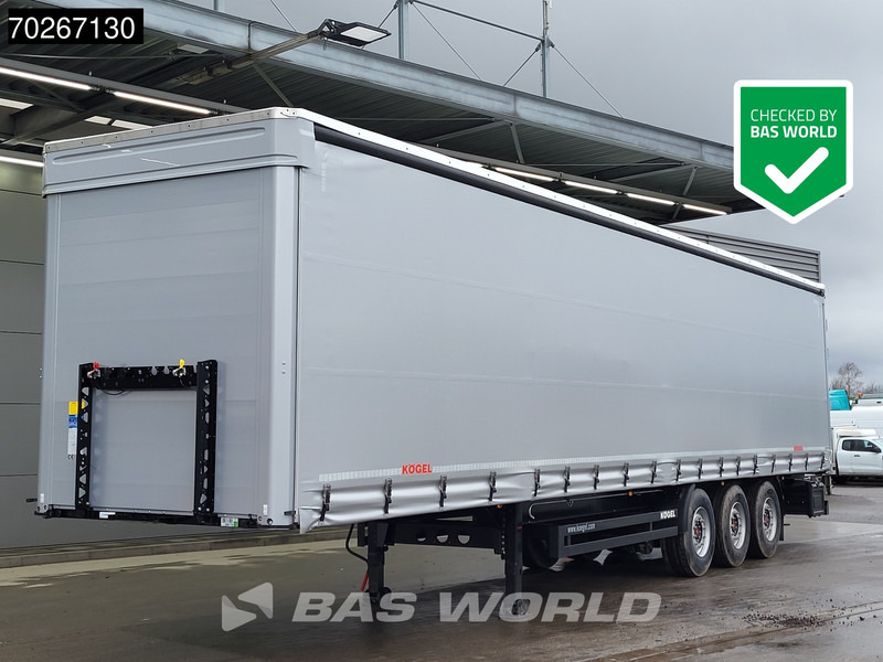 Kögel S24-1 3 axles HARDWOOD OMEGA NEW SAF Liftachse Edscha - نصف مقطورة ستارة: صورة 1 Kögel S24-1 3 axles HARDWOOD OMEGA NEW SAF Liftachse Edscha - نصف مقطورة ستارة: صورة 1