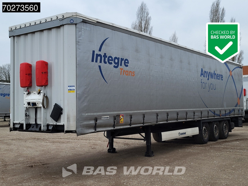 Krone SD 3 axles Edscha Anti-Vandalimus-Plane Alcoa's - نصف مقطورة ستارة: صورة 1 Krone SD 3 axles Edscha Anti-Vandalimus-Plane Alcoa's - نصف مقطورة ستارة: صورة 1