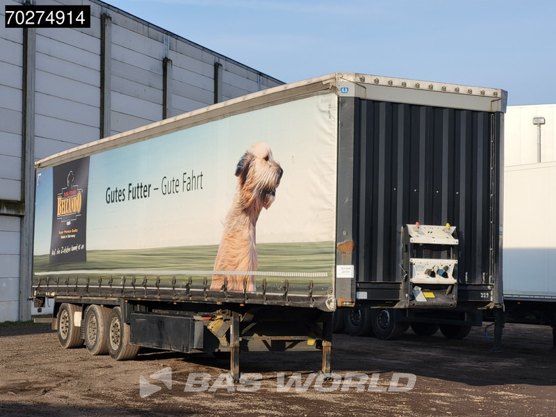 نصف مقطورة ستارة Krone SD 3 axles Forklift Lift+Lenkachse Kooiaap Palettenkasten SAF Sliding Roof: صورة 6