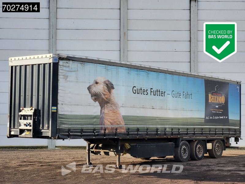 Krone SD 3 axles Forklift Lift+Lenkachse Kooiaap Palettenkasten SAF Sliding Roof - نصف مقطورة ستارة: صورة 1 Krone SD 3 axles Forklift Lift+Lenkachse Kooiaap Palettenkasten SAF Sliding Roof - نصف مقطورة ستارة: صورة 1