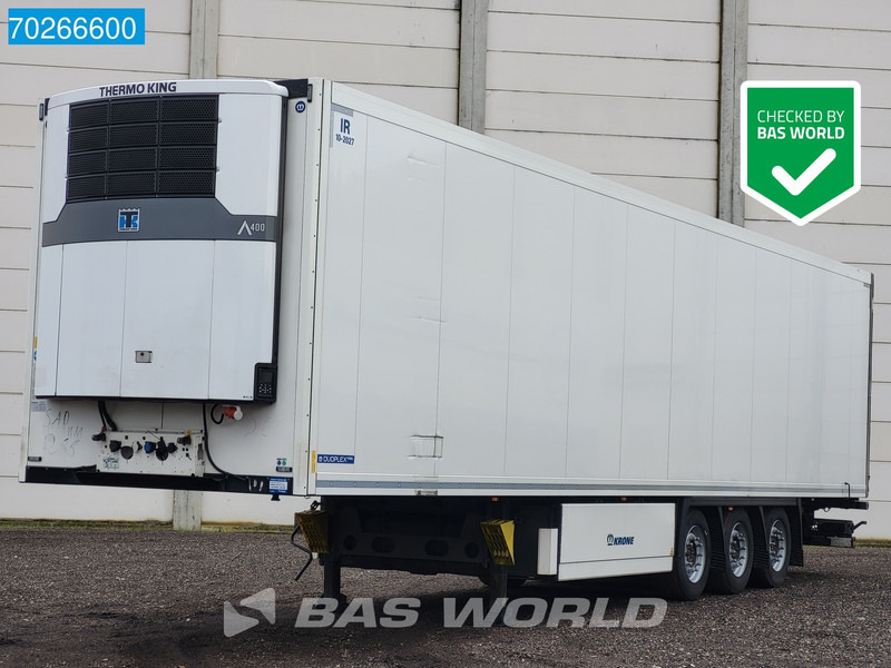 Krone Thermo King A400 Doppelstock Blumenbreit Liftachse Palettenkasten - نصف مقطورة مُبرِّدة: صورة 1 Krone Thermo King A400 Doppelstock Blumenbreit Liftachse Palettenkasten - نصف مقطورة مُبرِّدة: صورة 1