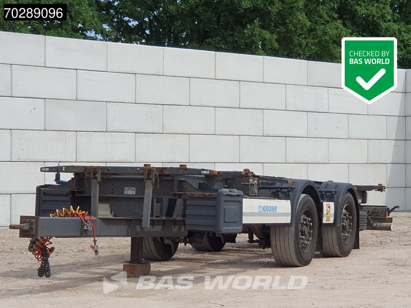 Krone ZZ 2 axles BDF 20ft - مقطورة نقل الحاويات: صورة 1 Krone ZZ 2 axles BDF 20ft - مقطورة نقل الحاويات: صورة 1