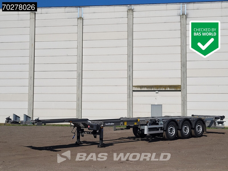 Lecitrailer SR3EC 3 axles UNUSED Liftachse Multi'45 - نصف مقطورة لنقل الحاويات: صورة 1 Lecitrailer SR3EC 3 axles UNUSED Liftachse Multi'45 - نصف مقطورة لنقل الحاويات: صورة 1