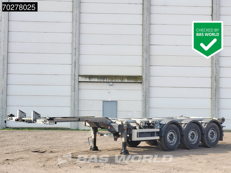 Lecitrailer SR3EC 3 axles UNUSED Liftachse Multi'45 - نصف مقطورة لنقل الحاويات: صورة 1 Lecitrailer SR3EC 3 axles UNUSED Liftachse Multi'45 - نصف مقطورة لنقل الحاويات: صورة 1