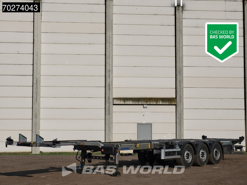 Lecitrailer SR3EC 3 axles UNUSED Liftachse Multi'45 - نصف مقطورة لنقل الحاويات: صورة 1 Lecitrailer SR3EC 3 axles UNUSED Liftachse Multi'45 - نصف مقطورة لنقل الحاويات: صورة 1