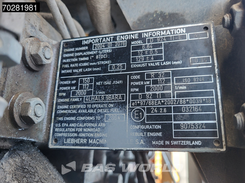 حفار زحاف Liebherr R914B HDSL: صورة 15