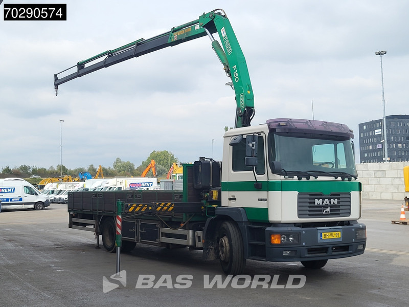MAN 18.224 18 M 4X2 NL-Truck APK Fassi F150A.24 Kran Crane Manual Euro 2 - شاحنات مسطحة, شاحنة كرين: صورة 3 MAN 18.224 18 M 4X2 NL-Truck APK Fassi F150A.24 Kran Crane Manual Euro 2 - شاحنات مسطحة, شاحنة كرين: صورة 3