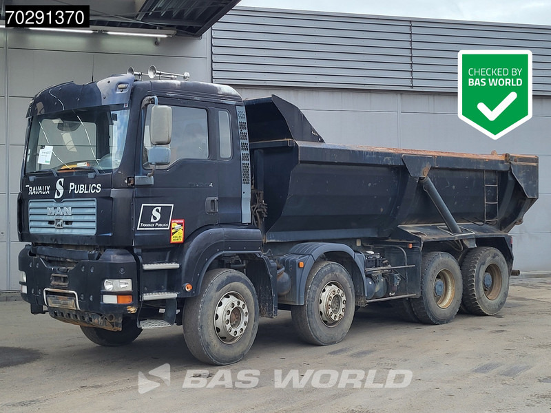 MAN TGA 35.480 8X4 BROKEN ENGINE 16m3 tipper Steel suspension Manual Retarder Euro 2 - شاحنة قلاب: صورة 1 MAN TGA 35.480 8X4 BROKEN ENGINE 16m3 tipper Steel suspension Manual Retarder Euro 2 - شاحنة قلاب: صورة 1