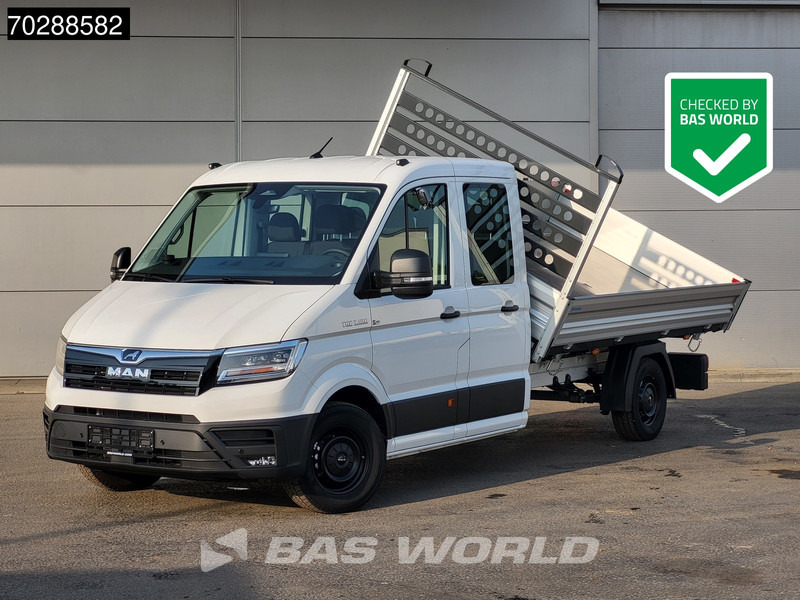 MAN TGE 3.180 Driezijdige Kipper Automaat Dubbel Cabine 2025 Facelift 180PK Trekhaak LED Navi ACC Airco Cruise Euro6 Kipper Tippe Benne Kieper - قلاب صغير: صورة 1 MAN TGE 3.180 Driezijdige Kipper Automaat Dubbel Cabine 2025 Facelift 180PK Trekhaak LED Navi ACC Airco Cruise Euro6 Kipper Tippe Benne Kieper - قلاب صغير: صورة 1