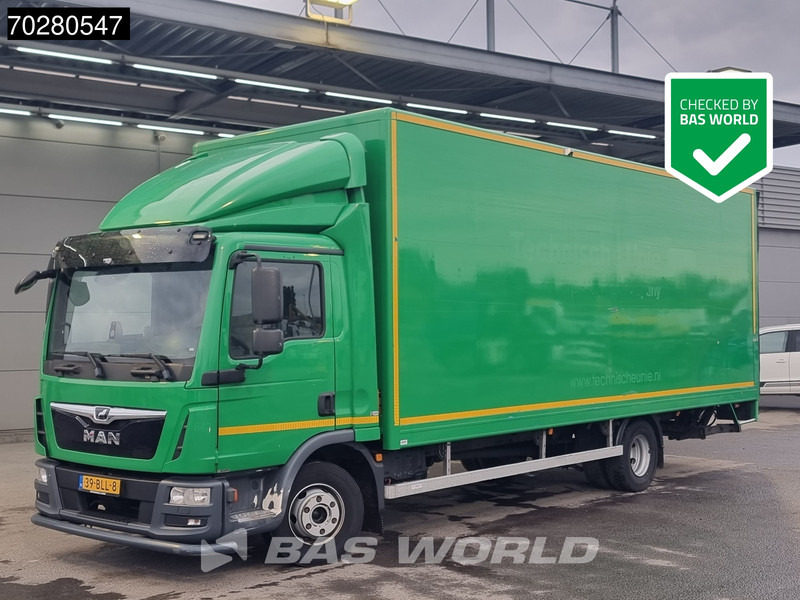 MAN TGL 10.190 4X2 10tonner NL-Truck Ladebordwand Automatic Euro 6 - شاحنة مقفلة: صورة 1 MAN TGL 10.190 4X2 10tonner NL-Truck Ladebordwand Automatic Euro 6 - شاحنة مقفلة: صورة 1