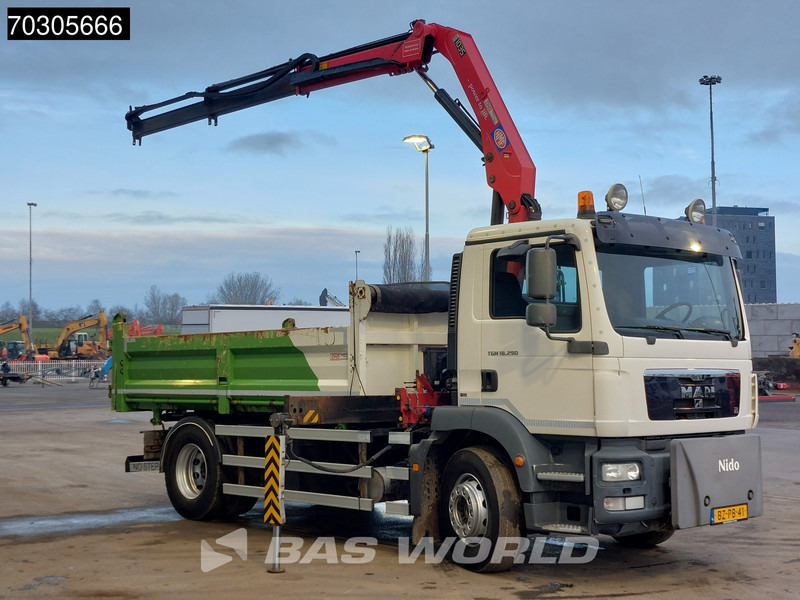 MAN TGM 18.290 4X2 HMF1035-K2 Crane Kran 6m3 3-side tipper Automatic Euro 5 - شاحنة قلاب, شاحنة كرين: صورة 3 MAN TGM 18.290 4X2 HMF1035-K2 Crane Kran 6m3 3-side tipper Automatic Euro 5 - شاحنة قلاب, شاحنة كرين: صورة 3