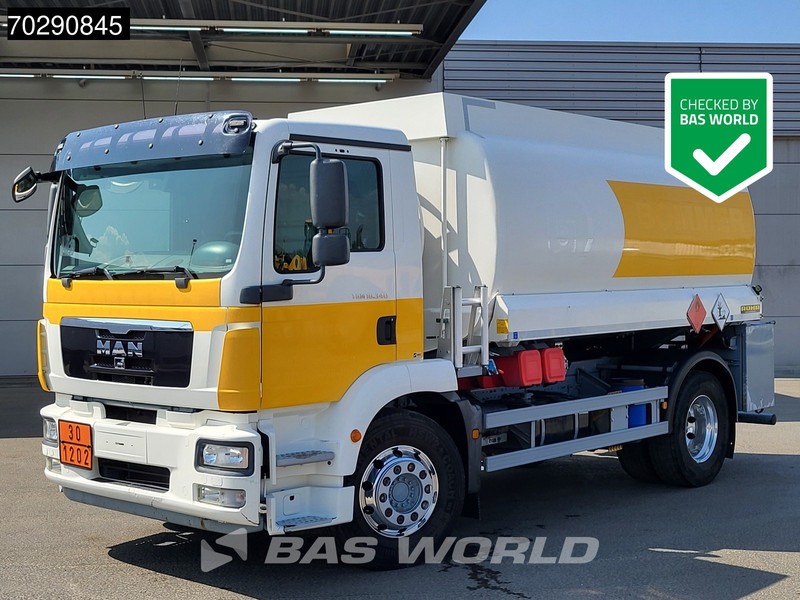 MAN TGM 18.340 4X2 Rohr Fuel tanker 15100 liter Automatic Euro 6 - شاحنة صهريج: صورة 1 MAN TGM 18.340 4X2 Rohr Fuel tanker 15100 liter Automatic Euro 6 - شاحنة صهريج: صورة 1