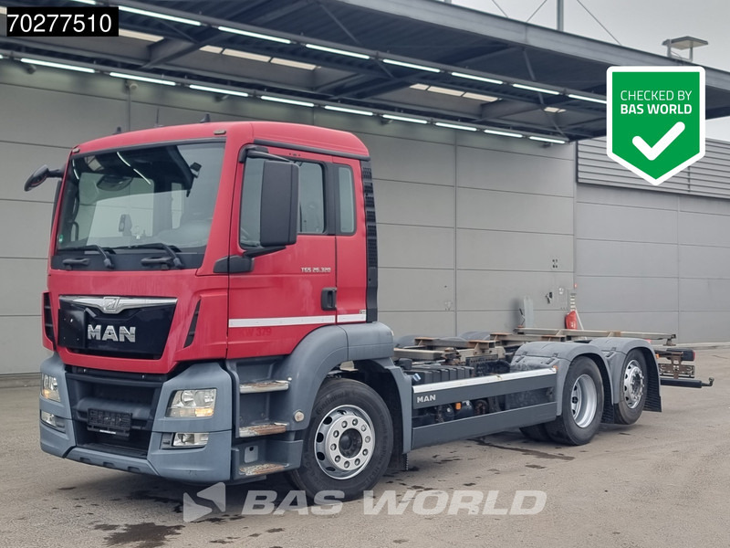 MAN TGS 26.320 6X2 BDF ADR Lift+lenkasche Automatic Euro 6 - شاحنات الحاويات / جسم علوي قابل للتغيير شاحنة: صورة 1 MAN TGS 26.320 6X2 BDF ADR Lift+lenkasche Automatic Euro 6 - شاحنات الحاويات / جسم علوي قابل للتغيير شاحنة: صورة 1