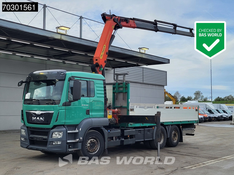 MAN TGS 26.400 6X2 Palfinger PK23001 EH Crane Kran Remote Retarder Euro 6 - شاحنات مسطحة, شاحنة كرين: صورة 1 MAN TGS 26.400 6X2 Palfinger PK23001 EH Crane Kran Remote Retarder Euro 6 - شاحنات مسطحة, شاحنة كرين: صورة 1