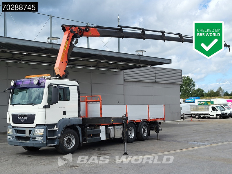 MAN TGS 26.400 TGS 6X2 Palfinger PK29002 Crane Kran 2.5Tons Winch Lift+steering Euro 4 - شاحنات مسطحة, شاحنة كرين: صورة 1 MAN TGS 26.400 TGS 6X2 Palfinger PK29002 Crane Kran 2.5Tons Winch Lift+steering Euro 4 - شاحنات مسطحة, شاحنة كرين: صورة 1