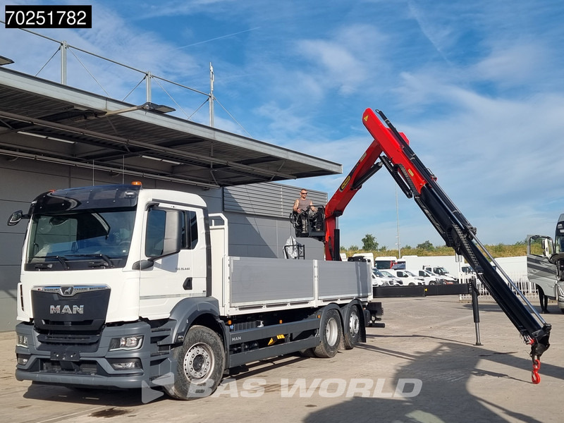 MAN TGS 26.440 6X2 NEW NL-Truck Palfinger PK20.501 L TEC3 Kran Baustoff Lift-Lenk Asche - شاحنات مسطحة, شاحنة كرين: صورة 5 MAN TGS 26.440 6X2 NEW NL-Truck Palfinger PK20.501 L TEC3 Kran Baustoff Lift-Lenk Asche - شاحنات مسطحة, شاحنة كرين: صورة 5