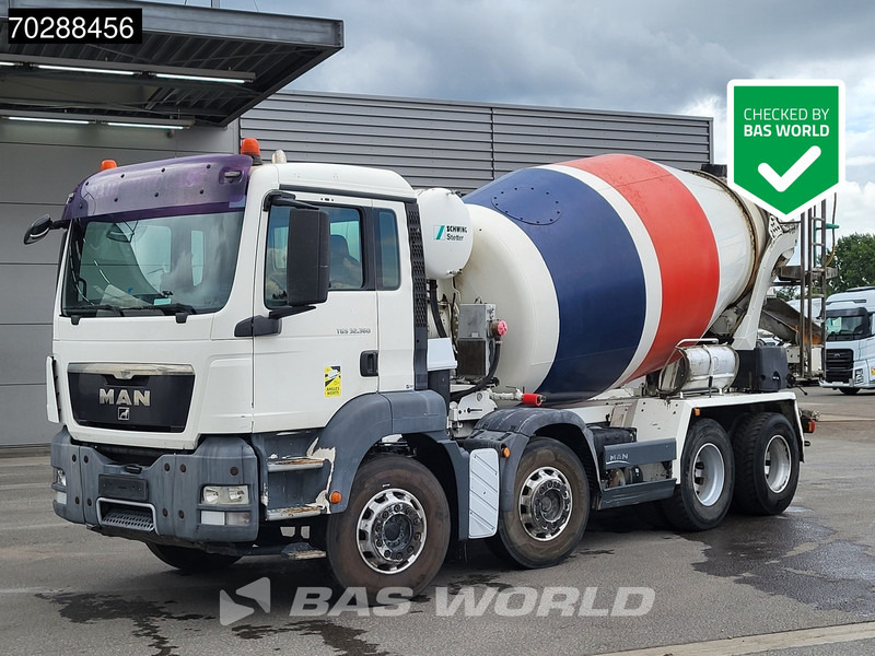 MAN TGS 32.360 8X4 9M3 Schwing Stetter Steel suspension Manual Euro 4 - شاحنة خلاطة خرسانة: صورة 1 MAN TGS 32.360 8X4 9M3 Schwing Stetter Steel suspension Manual Euro 4 - شاحنة خلاطة خرسانة: صورة 1