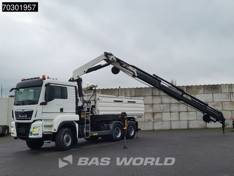 MAN TGS 33.420 6X6 Palfinger PK33002 EH Crane 12m3 tipper Manual Retarder Big-Axle Euro 6 - شاحنة قلاب, شاحنة كرين: صورة 2 MAN TGS 33.420 6X6 Palfinger PK33002 EH Crane 12m3 tipper Manual Retarder Big-Axle Euro 6 - شاحنة قلاب, شاحنة كرين: صورة 2