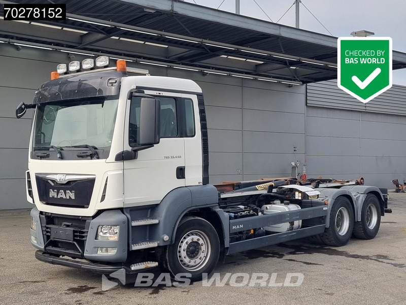 MAN TGS 33.440 6X4 20tons Palfinger T20-31 MPA hooklift Big-Axle Euro 6 - شاحنة ذات خطاف: صورة 3 MAN TGS 33.440 6X4 20tons Palfinger T20-31 MPA hooklift Big-Axle Euro 6 - شاحنة ذات خطاف: صورة 3