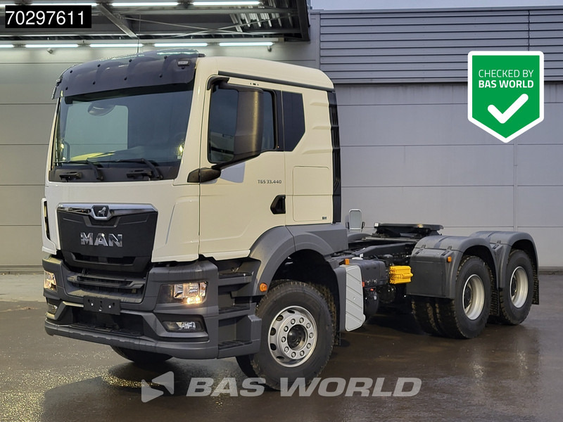 MAN TGS 33.440 6X4 NEW! TN Manual Full-Steel Big-Axle Drumbrakes Euro 2 - وحدة جر: صورة 1 MAN TGS 33.440 6X4 NEW! TN Manual Full-Steel Big-Axle Drumbrakes Euro 2 - وحدة جر: صورة 1