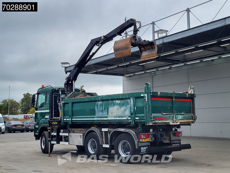 MAN TGS 33.440 TGS 6X6 NL-Truck 12m3 Jansen Tipper HMF 1643 Crane Steering-Axle Big-Axle Automatic Euro 6 - شاحنة قلاب, شاحنة كرين: صورة 2 MAN TGS 33.440 TGS 6X6 NL-Truck 12m3 Jansen Tipper HMF 1643 Crane Steering-Axle Big-Axle Automatic Euro 6 - شاحنة قلاب, شاحنة كرين: صورة 2