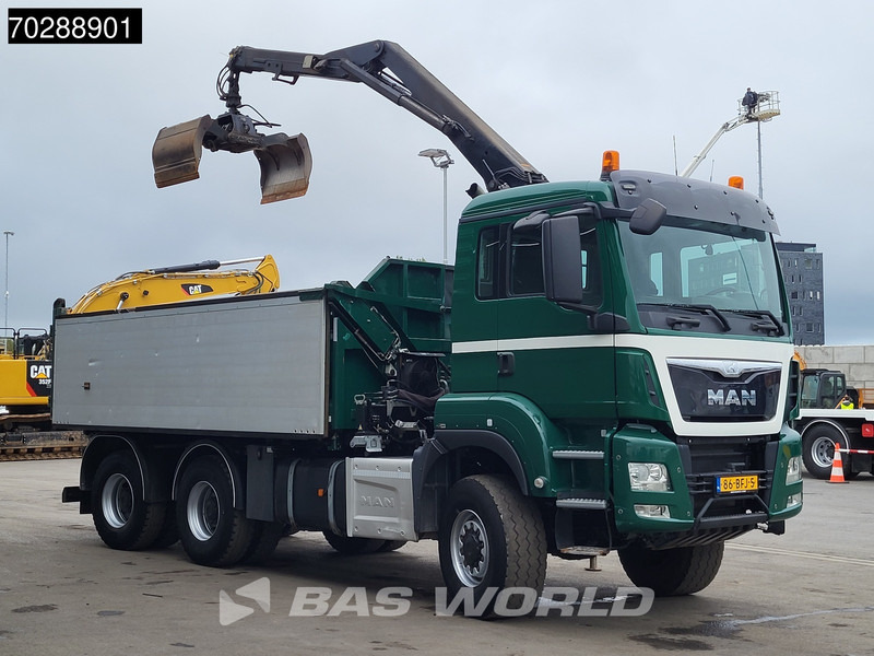 MAN TGS 33.440 TGS 6X6 NL-Truck 12m3 Jansen Tipper HMF 1643 Crane Steering-Axle Big-Axle Automatic Euro 6 - شاحنة قلاب, شاحنة كرين: صورة 3 MAN TGS 33.440 TGS 6X6 NL-Truck 12m3 Jansen Tipper HMF 1643 Crane Steering-Axle Big-Axle Automatic Euro 6 - شاحنة قلاب, شاحنة كرين: صورة 3