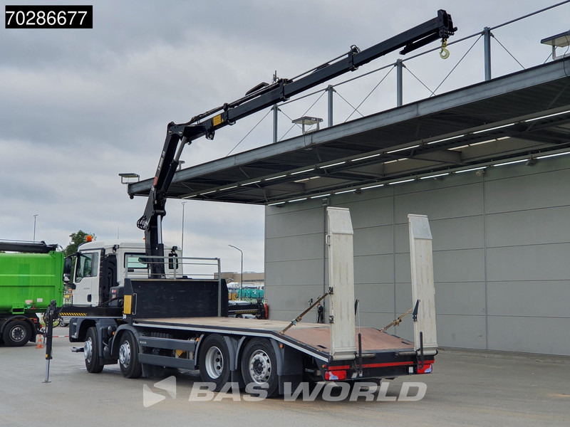 MAN TGS 35.360 8X2 HIAB X-Hiduo 158 BS-3 Crane Lift+lenkasche Machine transporter Euro 6 - شاحنة نقل سيارات شاحنة, شاحنة كرين: صورة 2 MAN TGS 35.360 8X2 HIAB X-Hiduo 158 BS-3 Crane Lift+lenkasche Machine transporter Euro 6 - شاحنة نقل سيارات شاحنة, شاحنة كرين: صورة 2