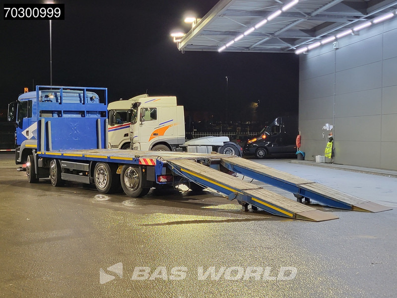 MAN TGS 35.480 8X2 Machine transporter Hydraulic Ramps Lift+Steering Axle Manual Euro 5 - شاحنة نقل سيارات شاحنة: صورة 2 MAN TGS 35.480 8X2 Machine transporter Hydraulic Ramps Lift+Steering Axle Manual Euro 5 - شاحنة نقل سيارات شاحنة: صورة 2