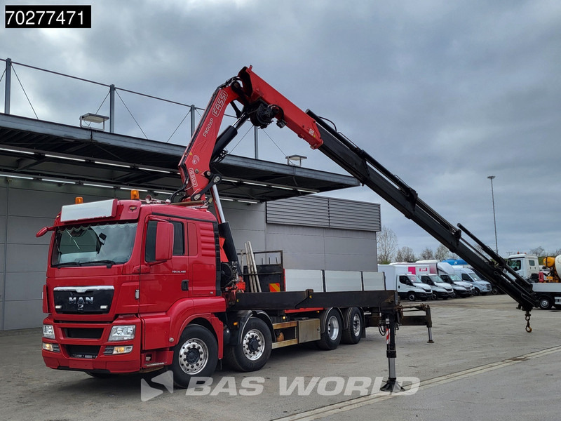 MAN TGS 35.480 8X4 Fassi F800BXP.28 Kran Crane Hydrodrive Lift-Lenkachse Euro 4 - شاحنات مسطحة, شاحنة كرين: صورة 3 MAN TGS 35.480 8X4 Fassi F800BXP.28 Kran Crane Hydrodrive Lift-Lenkachse Euro 4 - شاحنات مسطحة, شاحنة كرين: صورة 3