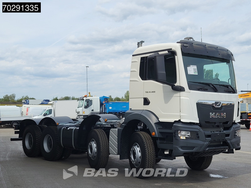MAN TGS 41.400 8X4 New 8x4 chassis Engine PTO Steelsuspension Big-Axle Manual Euro 2 - شاحنة هيكل كابينة: صورة 3 MAN TGS 41.400 8X4 New 8x4 chassis Engine PTO Steelsuspension Big-Axle Manual Euro 2 - شاحنة هيكل كابينة: صورة 3