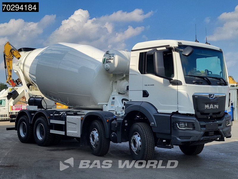 MAN TGS 41.440 8X4 New! 12m3 Stetter Mixer Big-Axle Steelsuspension Automatic Euro 6 - شاحنة خلاطة خرسانة: صورة 3 MAN TGS 41.440 8X4 New! 12m3 Stetter Mixer Big-Axle Steelsuspension Automatic Euro 6 - شاحنة خلاطة خرسانة: صورة 3