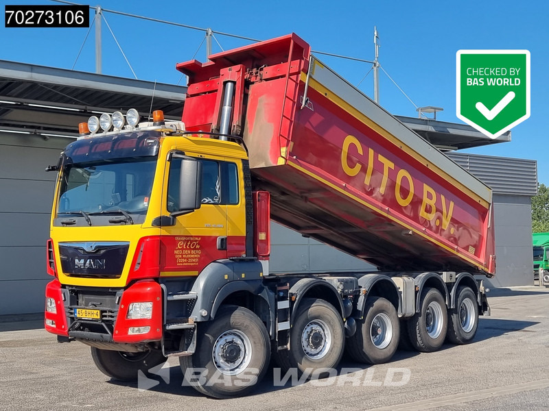 MAN TGS 41.480 10X8 NL-Truck BigAxle 10x8 22m3 Tipper Navi Euro 6 - شاحنة قلاب: صورة 1 MAN TGS 41.480 10X8 NL-Truck BigAxle 10x8 22m3 Tipper Navi Euro 6 - شاحنة قلاب: صورة 1