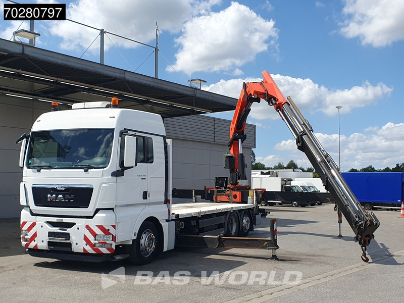 MAN TGX 26.440 6X2 Palfinger PK 53002 SH Kran Crane Steering Axle Automatic Euro 5 - شاحنات مسطحة, شاحنة كرين: صورة 5 MAN TGX 26.440 6X2 Palfinger PK 53002 SH Kran Crane Steering Axle Automatic Euro 5 - شاحنات مسطحة, شاحنة كرين: صورة 5