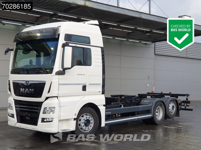MAN TGX 26.470 6X2 BDF Lift-Axle ACC XXL Retarder Navi Euro 6 - شاحنات الحاويات / جسم علوي قابل للتغيير شاحنة: صورة 1 MAN TGX 26.470 6X2 BDF Lift-Axle ACC XXL Retarder Navi Euro 6 - شاحنات الحاويات / جسم علوي قابل للتغيير شاحنة: صورة 1
