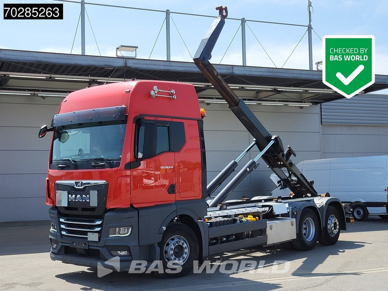 MAN TGX 26.470 TGX 6X2 21 Tonnes VDL hooklift Retarder Lift+Lenkachse ACC Navi Euro 6 - شاحنة ذات خطاف: صورة 1 MAN TGX 26.470 TGX 6X2 21 Tonnes VDL hooklift Retarder Lift+Lenkachse ACC Navi Euro 6 - شاحنة ذات خطاف: صورة 1