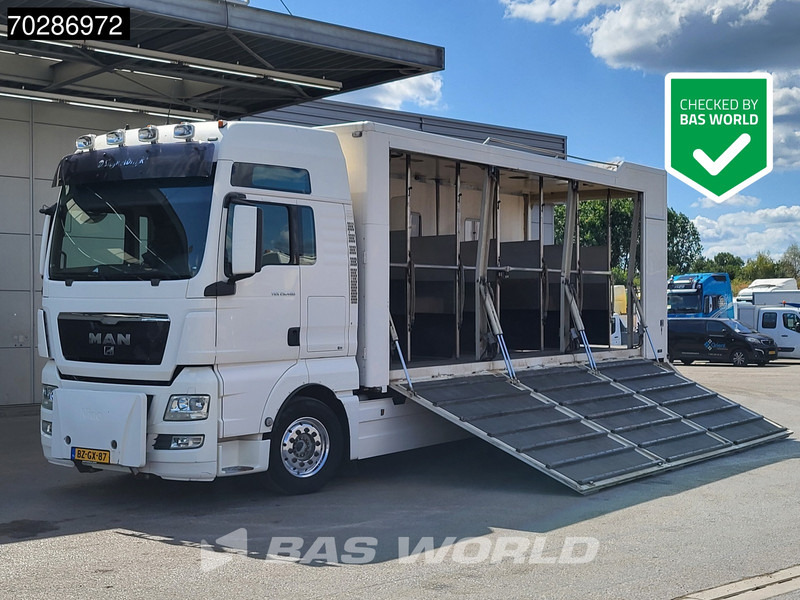 MAN TGX 26.480 TGX 6X2 NL-Truck BDF HorseTransport Lift+steering axle Standklima Automatic Xenon Alcoa´s Euro 5 - شاحنات الحاويات / جسم علوي قابل للتغيير شاحنة: صورة 1 MAN TGX 26.480 TGX 6X2 NL-Truck BDF HorseTransport Lift+steering axle Standklima Automatic Xenon Alcoa´s Euro 5 - شاحنات الحاويات / جسم علوي قابل للتغيير شاحنة: صورة 1
