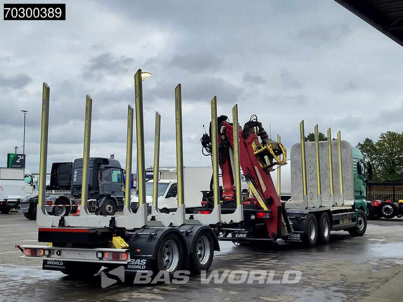 MAN TGX 26.540 6X4 Combi TAJFUN L150Z.96 woodcrane Holztransport Manual Retarder Euro 5 - شاحنة قطع الأشجار, شاحنة كرين: صورة 5 MAN TGX 26.540 6X4 Combi TAJFUN L150Z.96 woodcrane Holztransport Manual Retarder Euro 5 - شاحنة قطع الأشجار, شاحنة كرين: صورة 5