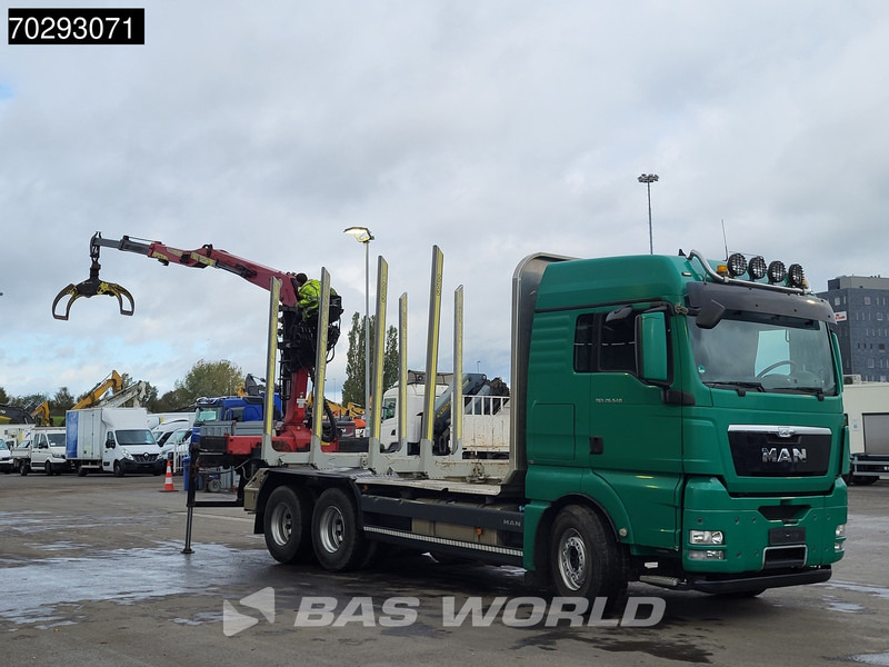 MAN TGX 26.540 6X4 TAJFUN L150Z.96 woodcrane Holztransport Manual Retarder Euro 5 - شاحنة قطع الأشجار, شاحنة كرين: صورة 3 MAN TGX 26.540 6X4 TAJFUN L150Z.96 woodcrane Holztransport Manual Retarder Euro 5 - شاحنة قطع الأشجار, شاحنة كرين: صورة 3