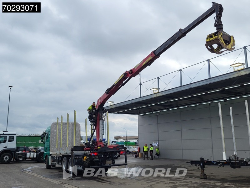 MAN TGX 26.540 6X4 TAJFUN L150Z.96 woodcrane Holztransport Manual Retarder Euro 5 - شاحنة قطع الأشجار, شاحنة كرين: صورة 2 MAN TGX 26.540 6X4 TAJFUN L150Z.96 woodcrane Holztransport Manual Retarder Euro 5 - شاحنة قطع الأشجار, شاحنة كرين: صورة 2