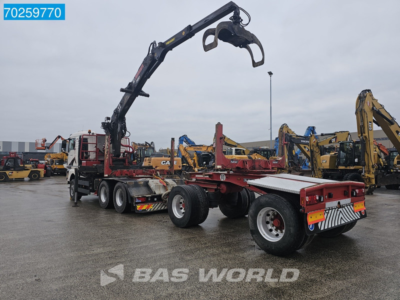 MAN TGX 26.580 6X4 Jonsered 2490 HolzKran Retarder Hiab Crane Big-Axle Euro 6 - شاحنة قطع الأشجار, شاحنة كرين: صورة 5 MAN TGX 26.580 6X4 Jonsered 2490 HolzKran Retarder Hiab Crane Big-Axle Euro 6 - شاحنة قطع الأشجار, شاحنة كرين: صورة 5