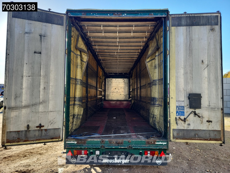 عربة منخفضة مسطحة نصف مقطورة MEUSBURGER MPG-4 2xSteering Axle COIL Liftachse: صورة 8